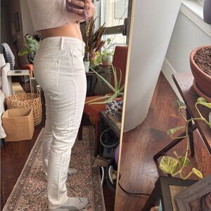Levi Strauss & Co. High-Rise Skinny White Denim 5-Pocket Women's Jeans Size 29